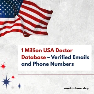 1 Million USA Doctor Database – Verified Emails & Phone Numbers